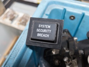 A system security breach indicator light. Photo by Jeff Keyzer (CC-BY-SA)